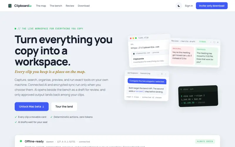 Clipboardia screenshot