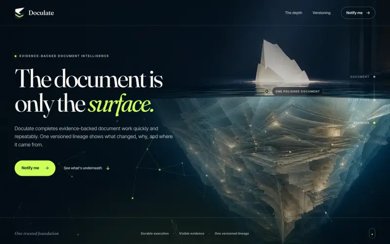Doculate screenshot