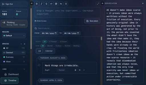 Saccader screenshot