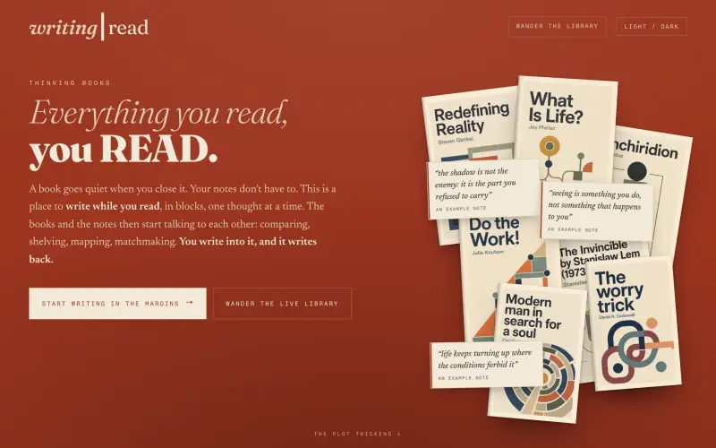 Writing Read screenshot